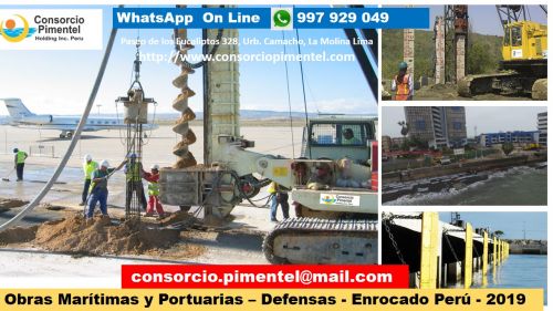imagen de Obras Marítimas Defensas Ribereñas Pilotes Perú con id 13941