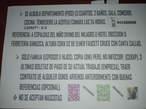 imagen de ALQUILER DE UN PISO DE DEPARTAMENTO CASA con id 32868