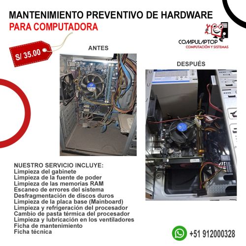 imagen de Mantenimiento Preventivo para Computadora con id 33119
